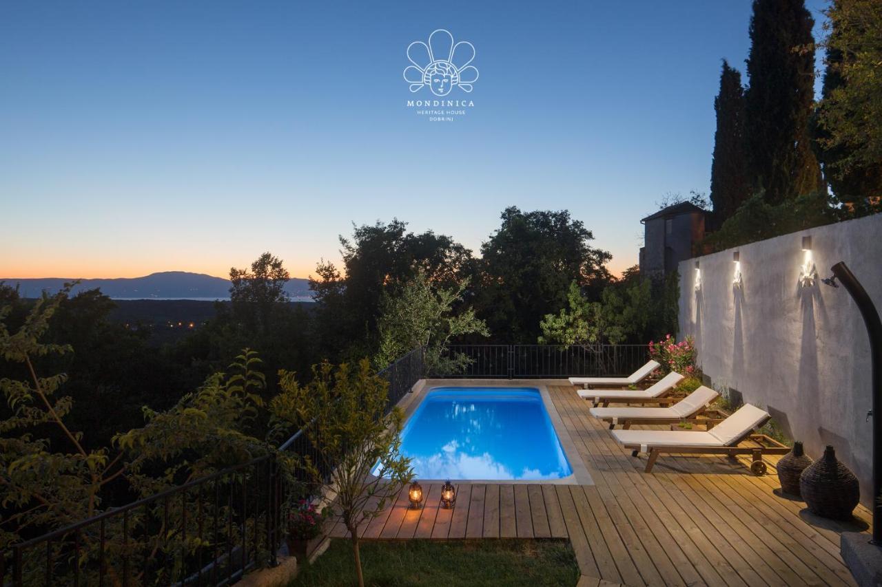 Mondinica Heritage House - Heated Pool Dobrinj Exteriér fotografie